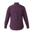 Dark Plum Purple Blank Back View