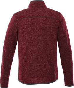 Maroon Red Heather Blank Back View