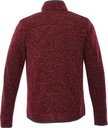 Maroon Red Heather Blank Back View