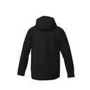 Black/Heather Dark Charcoal Gray Blank Back View