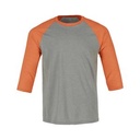 Heather Orange/Medium Heather Gray