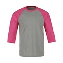 Heather Magenta Pink/Heather Gray