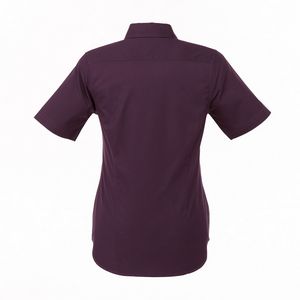 Dark Plum Purple Blank Back View