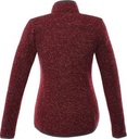 Maroon Red Heather Blank Back View