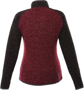 Maroon Red Heather/Black Smoke Blank Back View