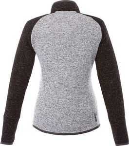 Light Heather Gray/Black Smoke Blank Back View