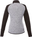 Light Heather Gray/Black Smoke Blank Back View