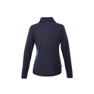 Metro Blue Heather Blank Back View