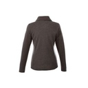 Heather Dark Charcoal Gray Blank Back View