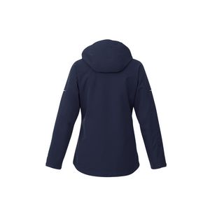 Navy Blue Heather/Heather Dark Charcoal Gray Blank Back View