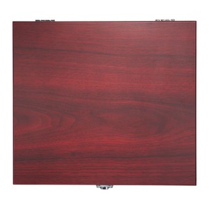 Wood Red/Silver Blank
