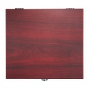 Wood Red/Silver Blank
