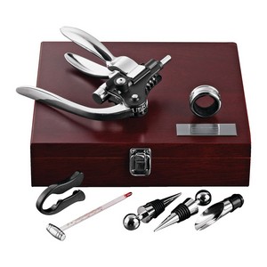 Wood Red/Silver Set