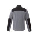 Charcoal Mix Gray/Black Blank Back View