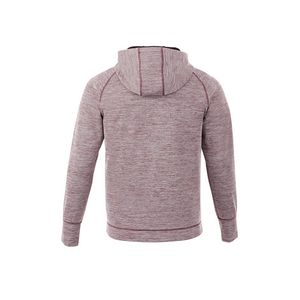 Maroon Red Heather Blank Back View
