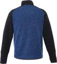 Metro Blue Heather/Black Smoke Blank Back View