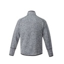 Light Heather Gray Blank Back View