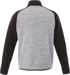 Light Heather Gray/Black Smoke Blank Back View