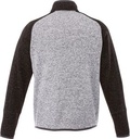 Light Heather Gray/Black Smoke Blank Back View