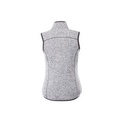Light Heather Gray Blank Back View