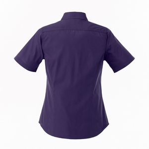 Dark Plum Purple Blank Back View