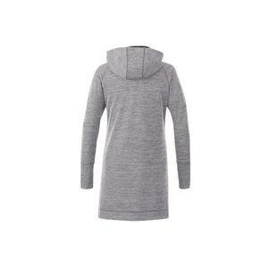 Heather Charcoal Gray Blank Back View