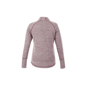 Maroon Red Heather Blank Back View