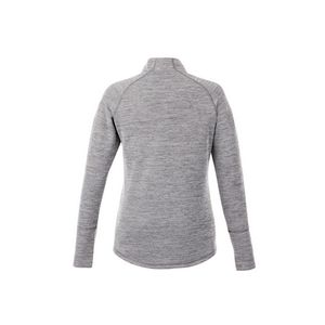 Heather Charcoal Gray Blank Back View
