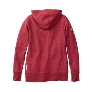 Dark Red Heather Blank Back View