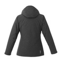 Heather Dark Charcoal Gray/Black Blank Back View