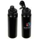 Black Logo Top View