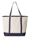 Natural Beige/Navy Blue Blank Back