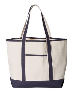 Natural Beige/Navy Blue Blank Front