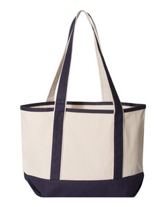 Natural Beige/Navy Blue Blank Front