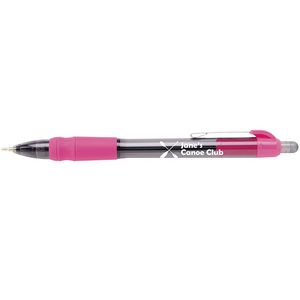 Pink with Blue Ink