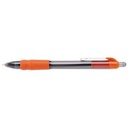Orange with Blue Ink