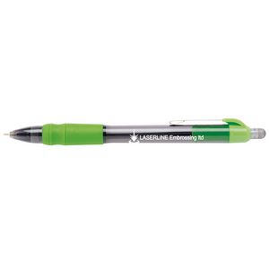 Green with Blue Ink