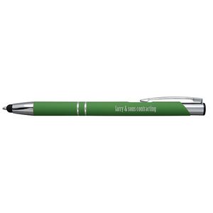 Green with Blue Ink