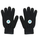 Black with Dark Charcoal fingertips