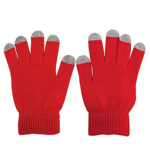 Red with Grey fingertips