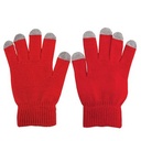 Red with Grey fingertips