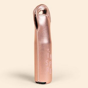 Metallic Rose Gold Logo Side