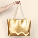 Metallic Gold Logo Lifestyle