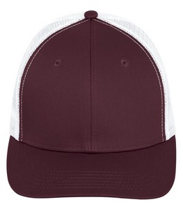 Maroon/White