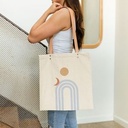 Natural Canvas Beige Blank Lifestyle
