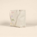 Natural Canvas Beige Logo Side