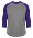 Charcoal Heather/Purple