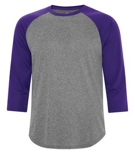 Charcoal Heather/Purple