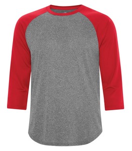 Charcoal Heather/True Red