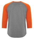 Charcoal Heather/Deep Orange